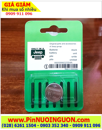 JEEP CR2032, Pin Remote Ôtô BMW CR2032 lithium 3v chính hãng /Vỉ 1viên